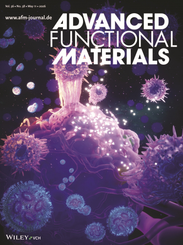 Adv Funct Materials - 2026 - Hameedat - Poly lactic‐co‐glycolic acid  Nanoparticles for IL‐12 Self‐Amplifying RNA Delivery_crop.jpg